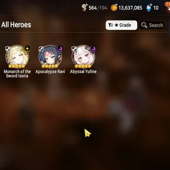 Epic Seven Accounts High-End GLOBAL UnVerif|NewEra| 3 ML(Monarch Sword Iseria,Apoc Ravi,Abys Yufine)+Cecilia,Iseria,etc|4,9K