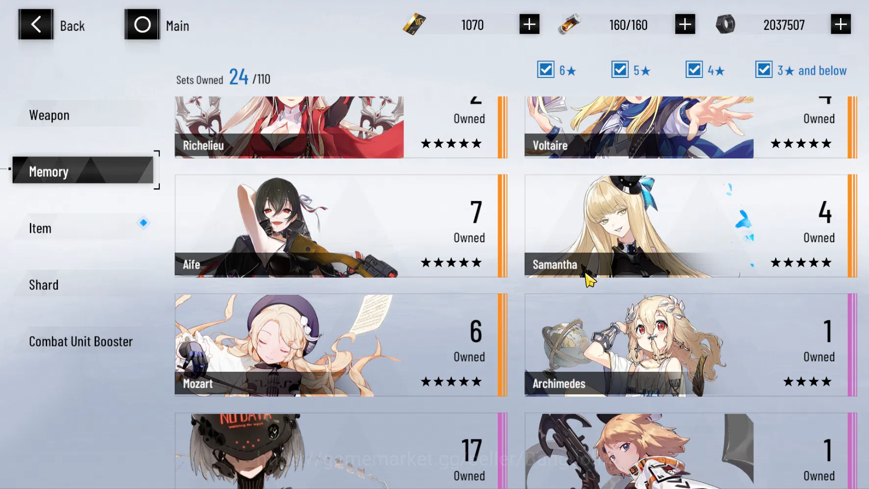 Punishing: Gray Raven Accounts ASIA PACIFIC | LEVEL 61 | Lucia Tsubaki+Sign | CEK image 11