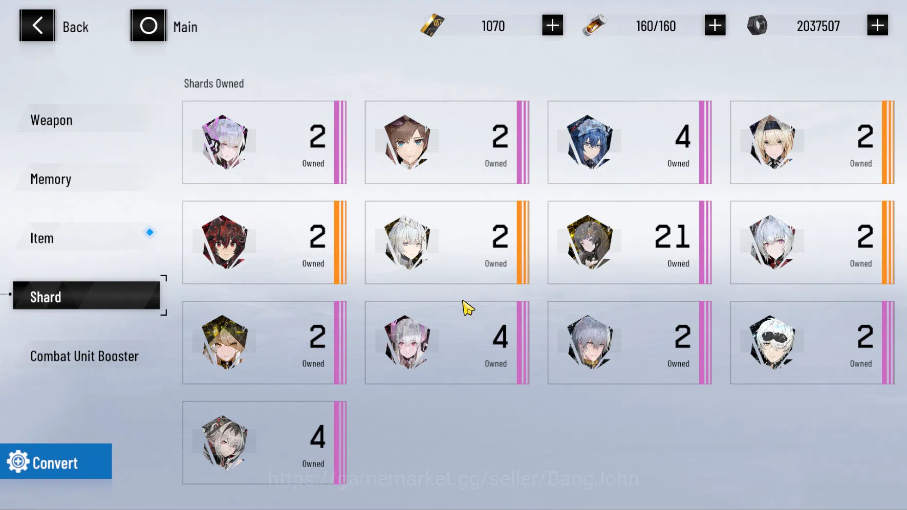 Punishing: Gray Raven Accounts ASIA PACIFIC | LEVEL 61 | Lucia Tsubaki+Sign | CEK image 16