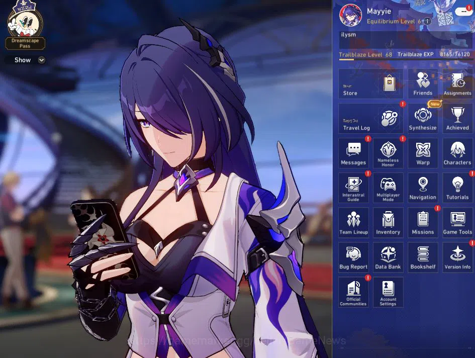 Honkai Star Rail Mid Game Asia|TL 68|12 Limited|[Jingliu E1]+Sign,Cyrene,Cer image 1