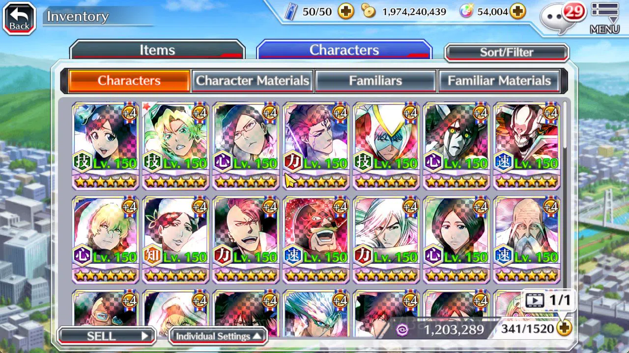 Bleach: Brave Souls Accounts [Global]54K Orbs|TYBW26 (Gisele,Candice),Uryu TYBW image 13