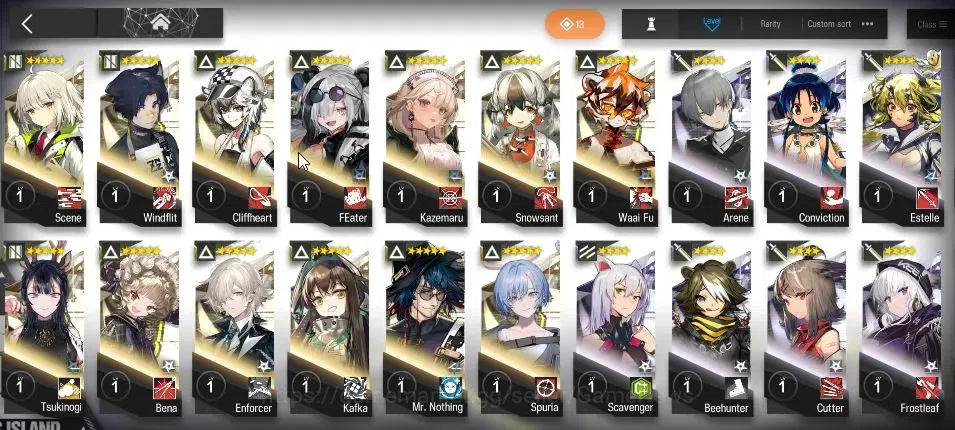 Arknights Accounts High-End Lv 97|225 Op+80 Outfits|5 Limited|Lappland,OmerTosa,SilverAsh,Exusial,Kaltsit|2830 17
