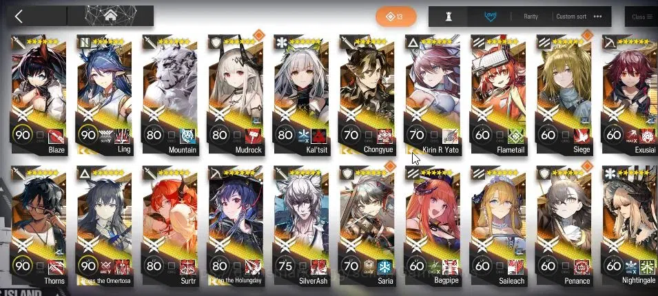 Arknights Accounts High-End Lv 97|225 Op+80 Outfits|5 Limited|Lappland,OmerTosa,SilverAsh,Exusial,Kaltsit|2830 8