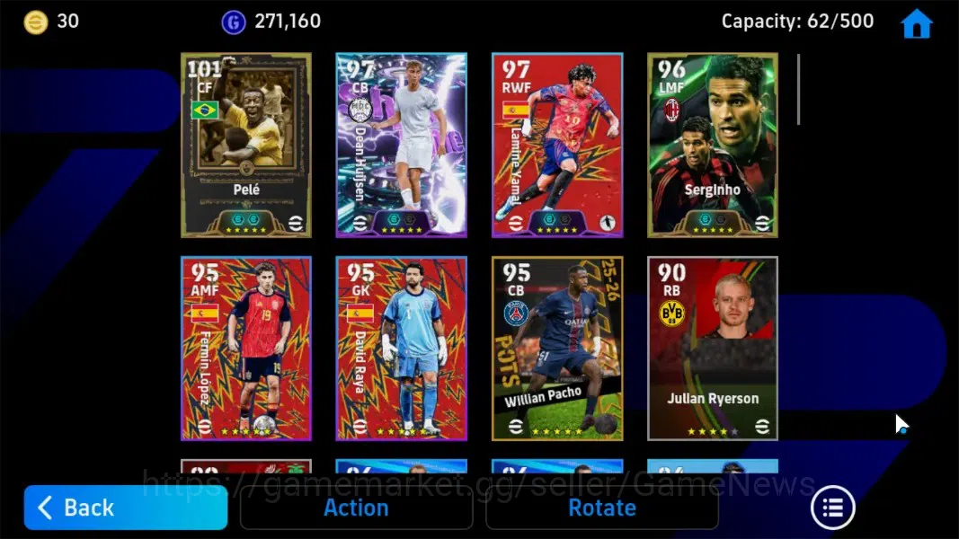 eFootball Accounts Android|Epic Pele,Serginho,ShowTime Dean Huijsen,L image 5
