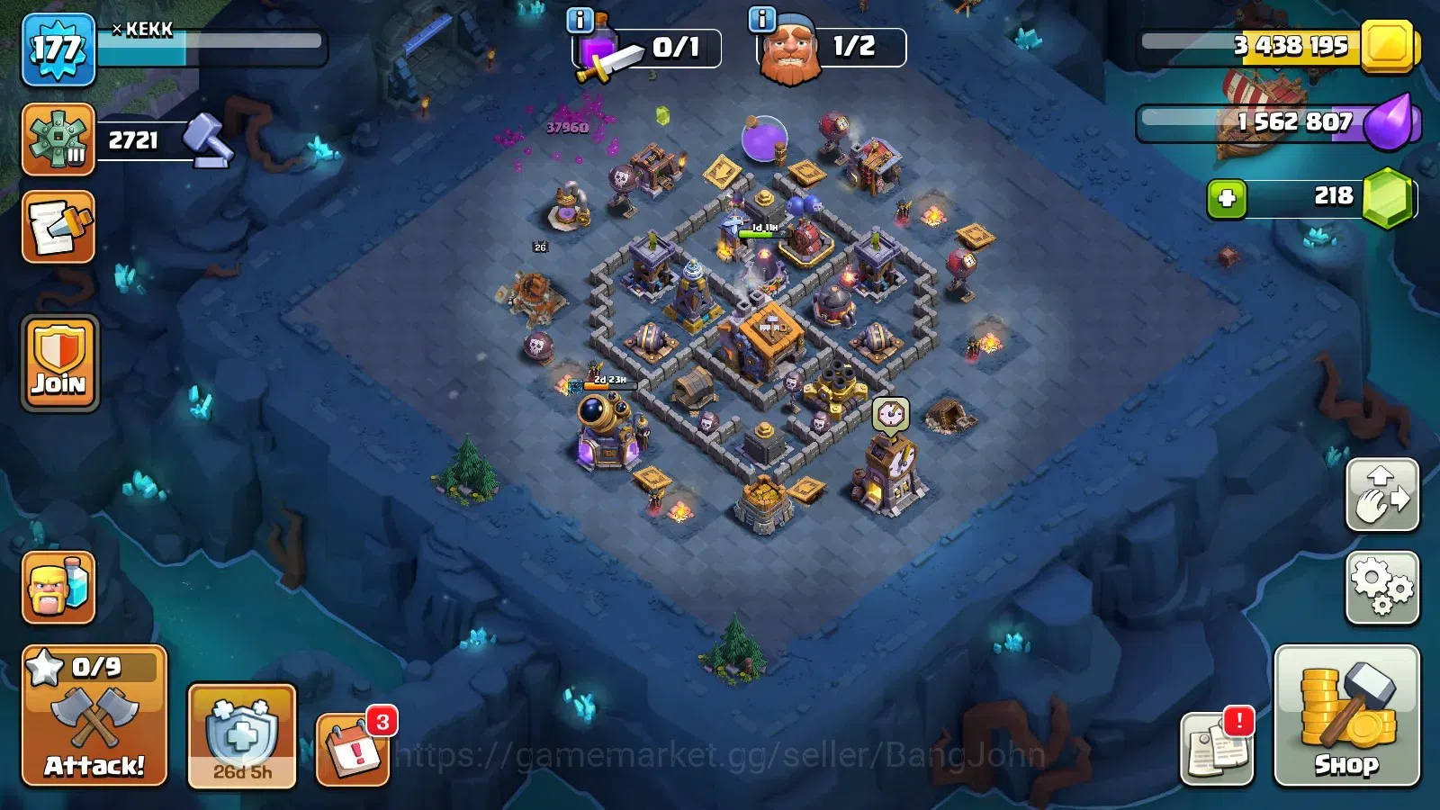 Clash of Clans Accounts Global | TH16-BH9|LVL 177|HH10|BK71,AQ77,MP60,GW41 image 13