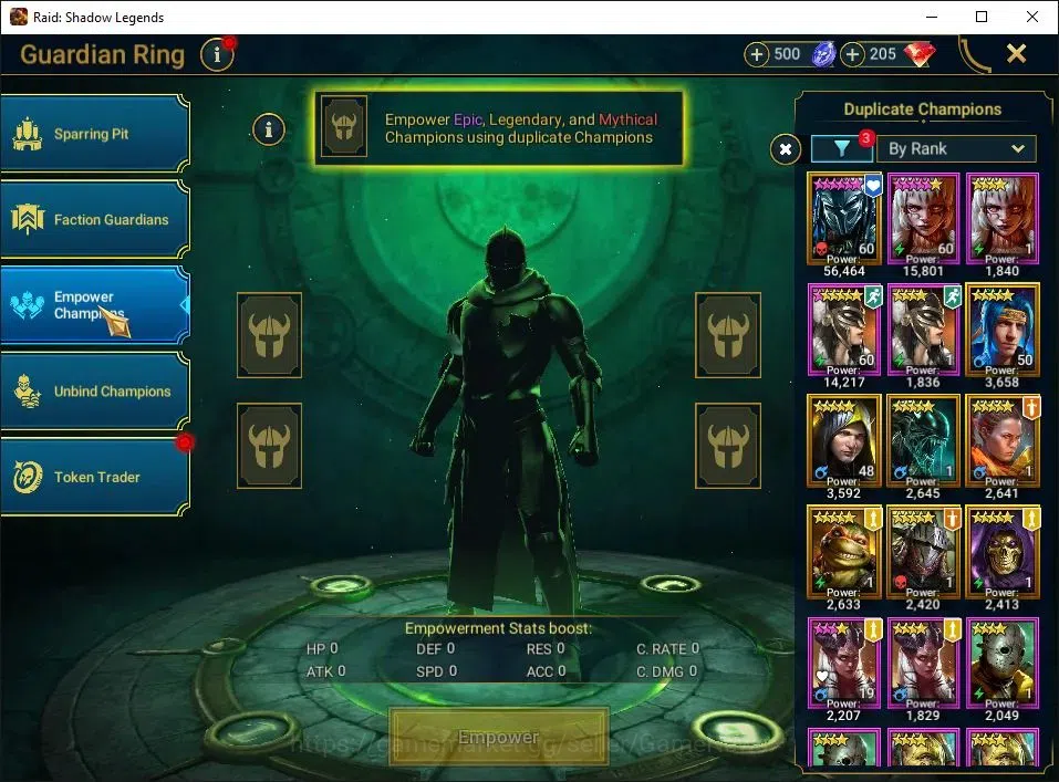 Raid: Shadow Legends Accounts Lv29 380K Power|21 Legend(Predator,Ninja,Alice,Xen image 10