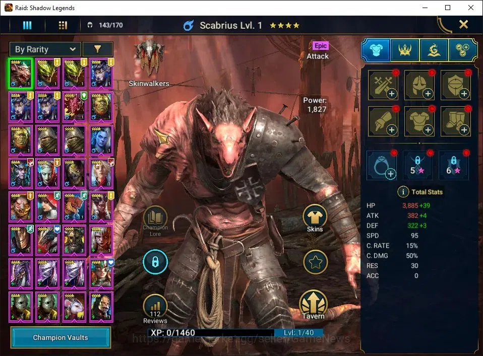 Raid: Shadow Legends Accounts Lv29 380K Power|21 Legend(Predator,Ninja,Alice,Xen image 6