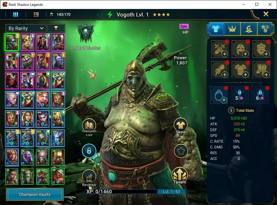 Raid: Shadow Legends Accounts Lv29 380K Power|21 Legend(Predator,Ninja,Alice,Xen image 7