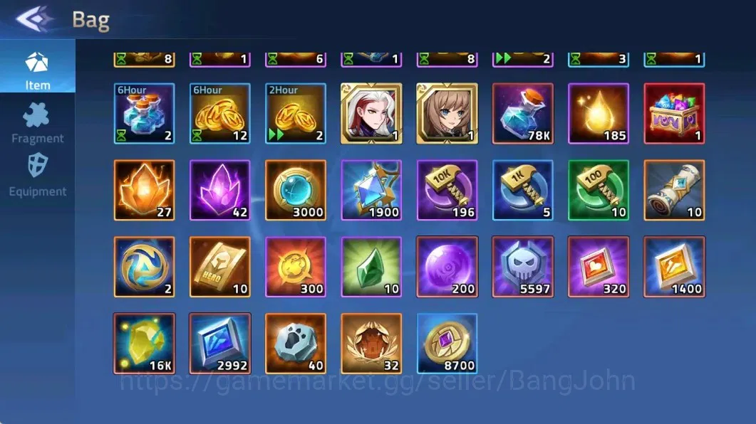 Mobile Legends: Adventure Accounts Global |LV 35| 566k Power |VIP 4| Camp 26-8 | Hero 62 | 27 SSR (Akashic,Bai,Miracle 14