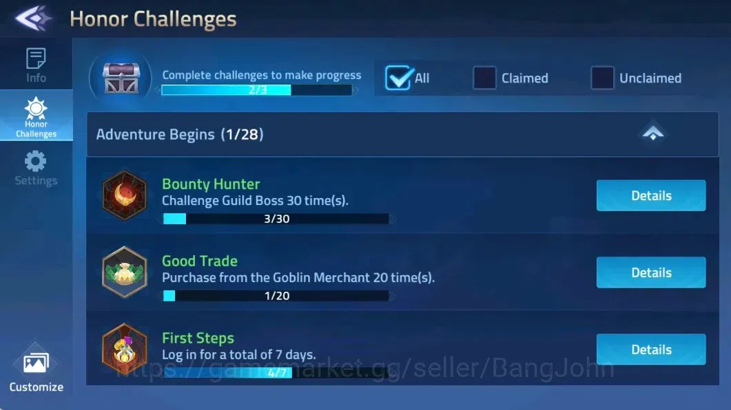 Mobile Legends: Adventure Accounts Global |LV 35| 566k Power |VIP 4| Camp 26-8 | Hero 62 | 27 SSR (Akashic,Bai,Miracle 2