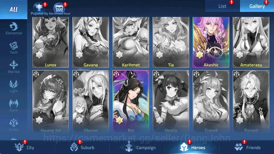 Mobile Legends: Adventure Accounts Global |LV 35| 566k Power |VIP 4| Camp 26-8 | Hero 62 | 27 SSR (Akashic,Bai,Miracle 4