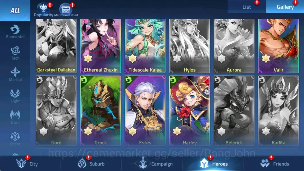 Mobile Legends: Adventure Accounts Global |LV 35| 566k Power |VIP 4| Camp 26-8 | Hero 62 | 27 SSR (Akashic,Bai,Miracle 6