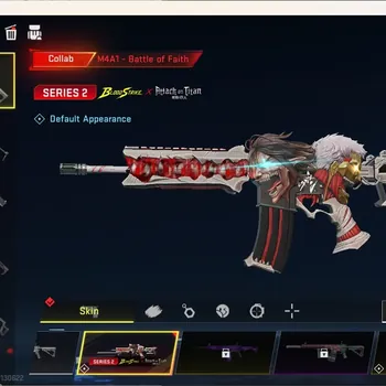 Blood Strike Accounts Collab Skin ASIA | Collab: M4A1 - battle of Rebirth | 1Ultra: AR97 - Bit Strike | 1 Name Changing Card