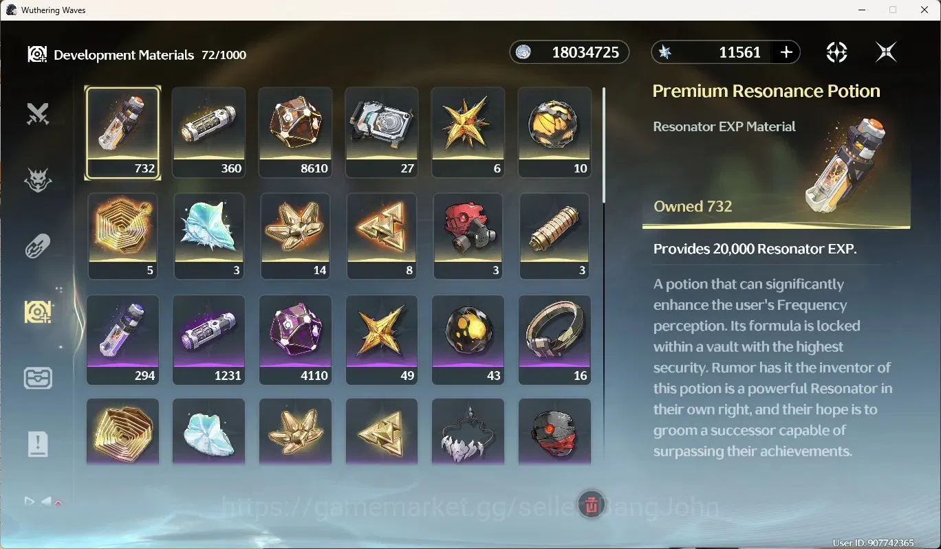 Wuthering Waves Accounts SEA|UL 50|Rank 50|1 Char Limited [Lucy RC6 + Sign] image 13