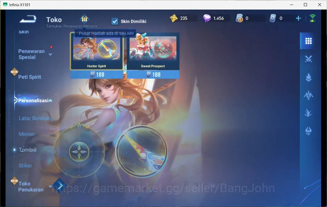 Honor of Kings Accounts GLOBAL | HERO 33, Skin 21 legend ying fire spear   image 4