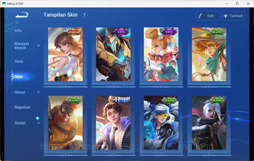 Honor of Kings Accounts GLOBAL | HERO 33, Skin 21 legend ying fire spear   image 5