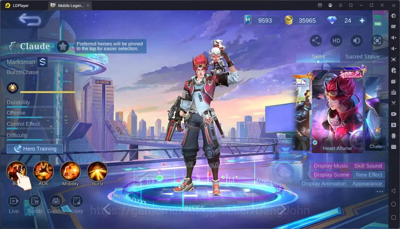 Mobile Legends: Bang Bang Accounts Global|Hero 131|Skin 192|Expert|Legend Granger|CC  image 2