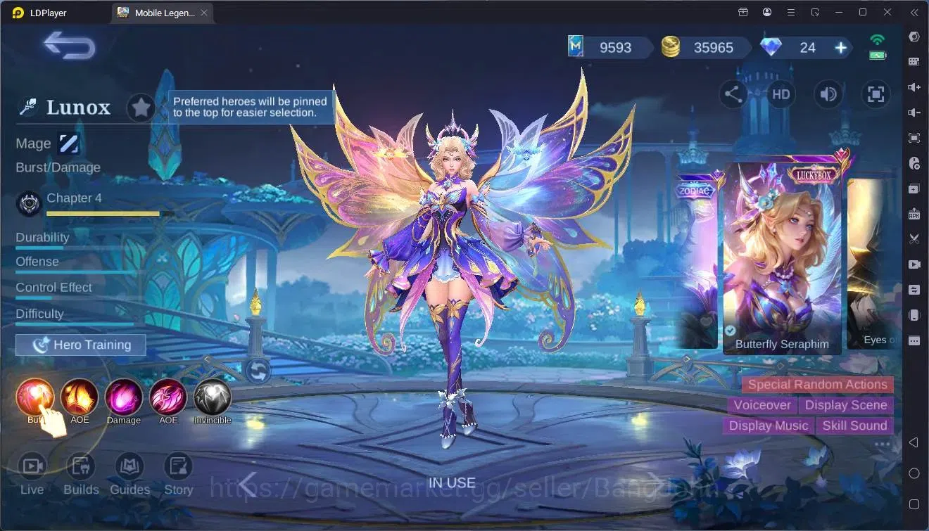 Mobile Legends: Bang Bang Accounts Global|Hero 131|Skin 192|Expert|Legend Granger|CC  image 4
