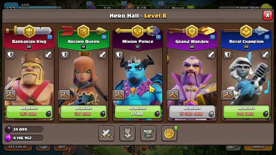 Clash of Clans Accounts TH 14 - BH 10|Limited Skin|LV 133|HH 8|BK 58,AQ 70 image 3