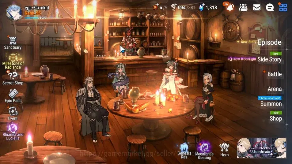 Epic Seven Accounts ASIA UnVerif|New Era|8 ML(Rhiana&Luciel,Har Setti, image 1