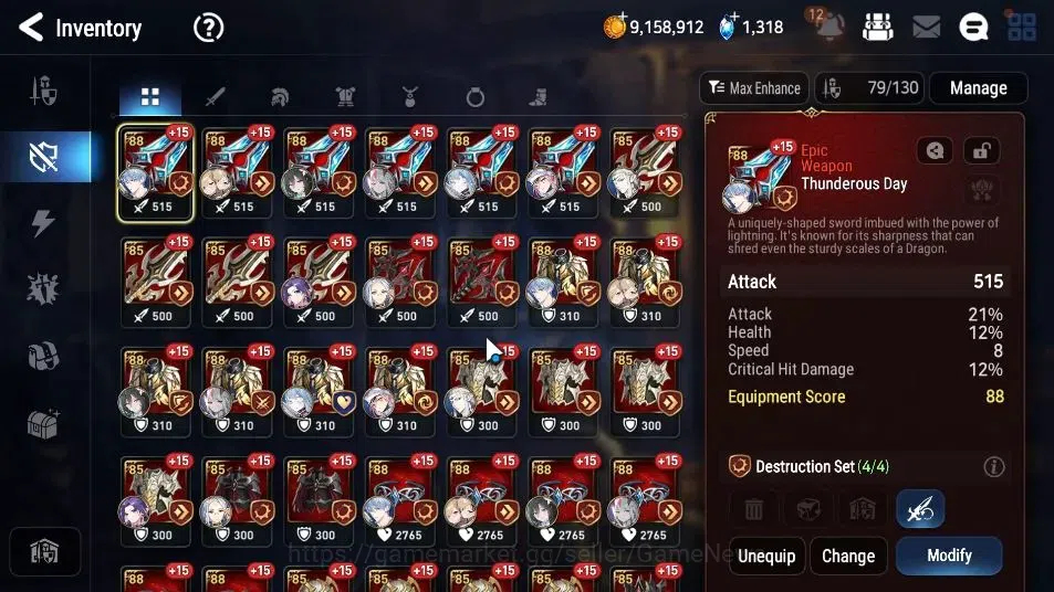 Epic Seven Accounts ASIA UnVerif|New Era|8 ML(Rhiana&Luciel,Har Setti, image 16