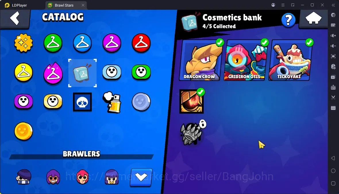 Brawl Stars Accounts Thropy 3069 | 25Brawler | 5Max |1 Legend,3 Mythic,8 Epic Skin|5737 Bling|98 Gems|ProtectOff|Check SS 16