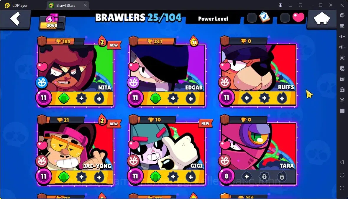 Brawl Stars Accounts Thropy 3069 | 25Brawler | 5Max |1 Legend,3 Mythic,8 Epic Skin|5737 Bling|98 Gems|ProtectOff|Check SS 19