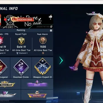 Blood Strike Accounts Collab Skin ASIA|Ultra Melee:Butterfly Knife-Starfall|5 Limited Gun|7 Ultra Gun|Collab Striker