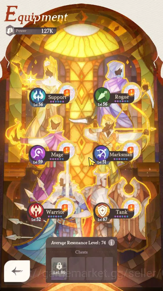 AFK Journey Accounts GLOBAL SV H53|Collab Frieren Himmel|Elite+ Aurora| image 2