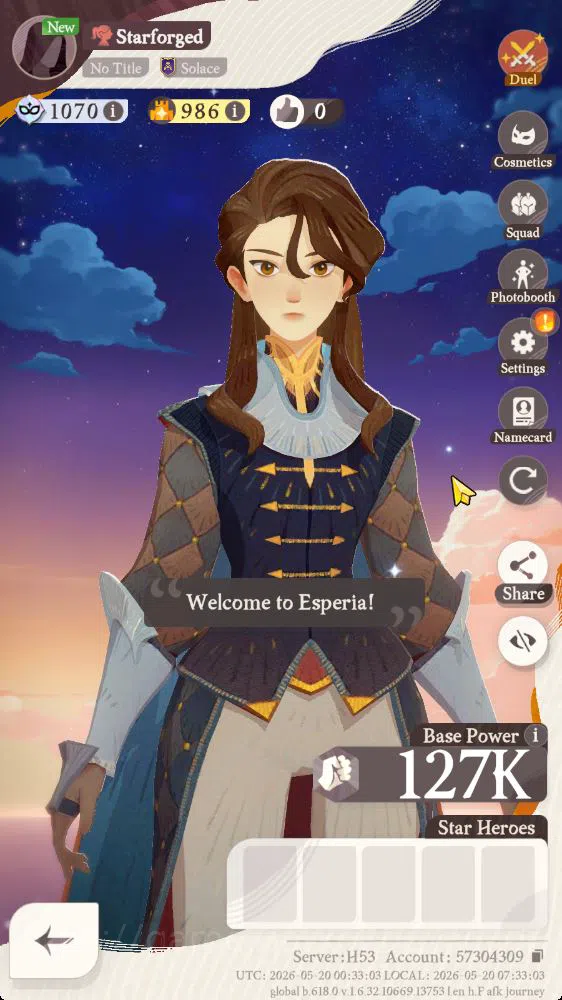 AFK Journey Accounts GLOBAL SV H53|Collab Frieren Himmel|Elite+ Aurora| image 5
