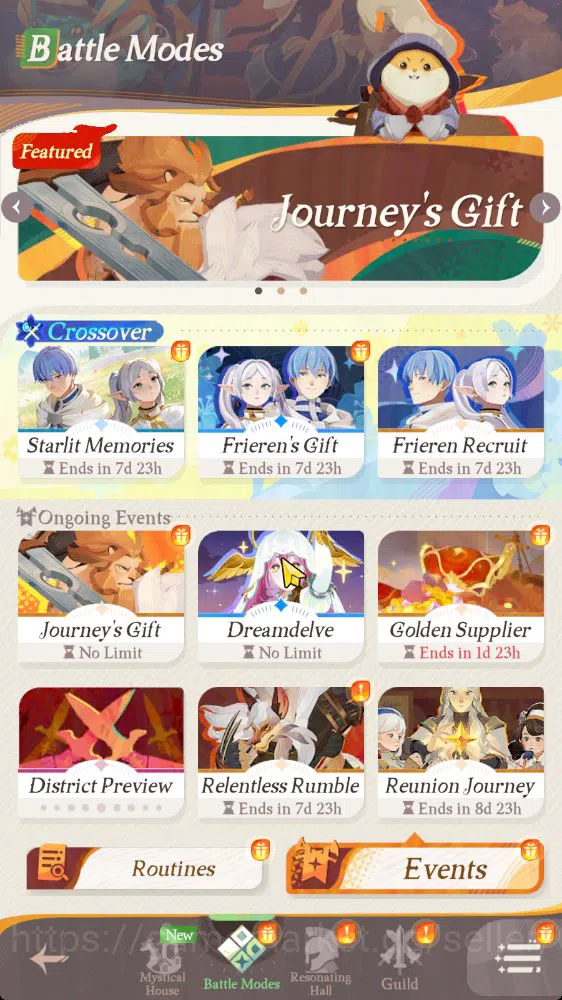 AFK Journey Accounts GLOBAL SV H53|Collab Frieren Himmel|Elite+ Aurora| image 6