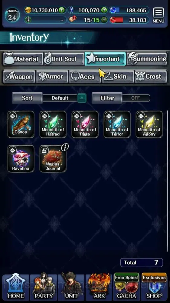 Last Cloudia Accounts Mid‑Game GLOBAL|Rank 24|100K Crystal|Collab Brave Frontier(G Tilith,Vargas) +(KOG Mauna,G Lilaha,POG 15