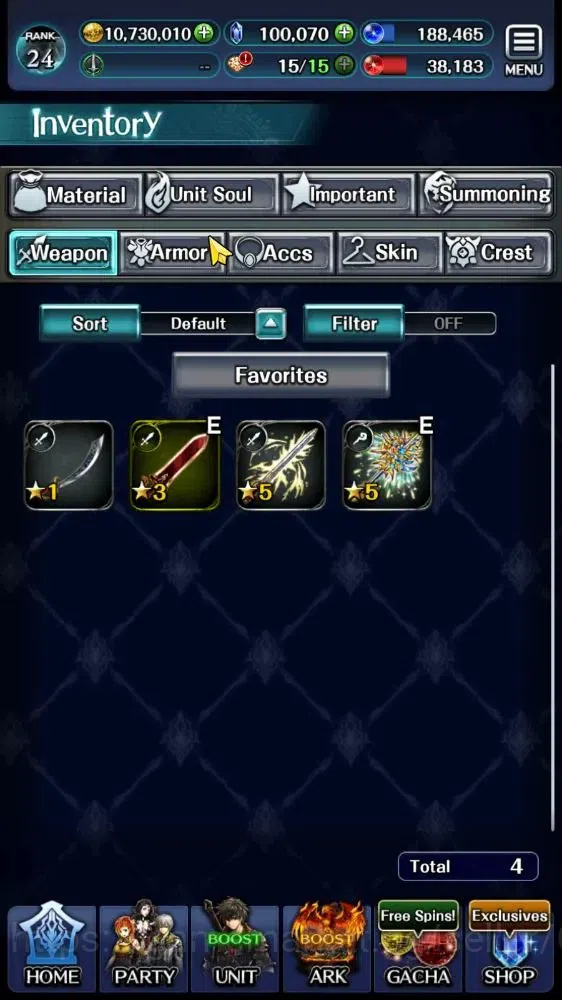 Last Cloudia Accounts Mid‑Game GLOBAL|Rank 24|100K Crystal|Collab Brave Frontier(G Tilith,Vargas) +(KOG Mauna,G Lilaha,POG 16