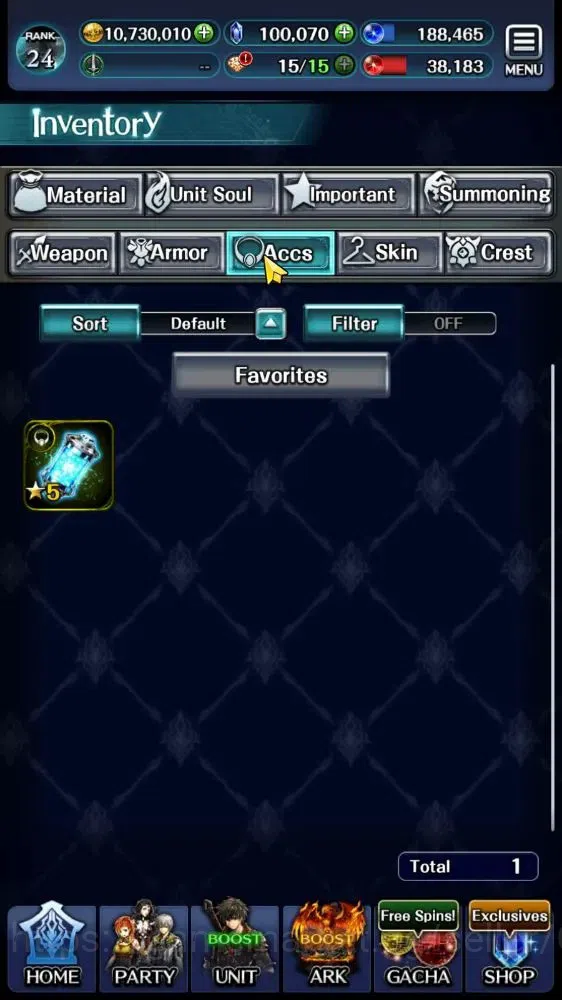 Last Cloudia Accounts Mid‑Game GLOBAL|Rank 24|100K Crystal|Collab Brave Frontier(G Tilith,Vargas) +(KOG Mauna,G Lilaha,POG 17