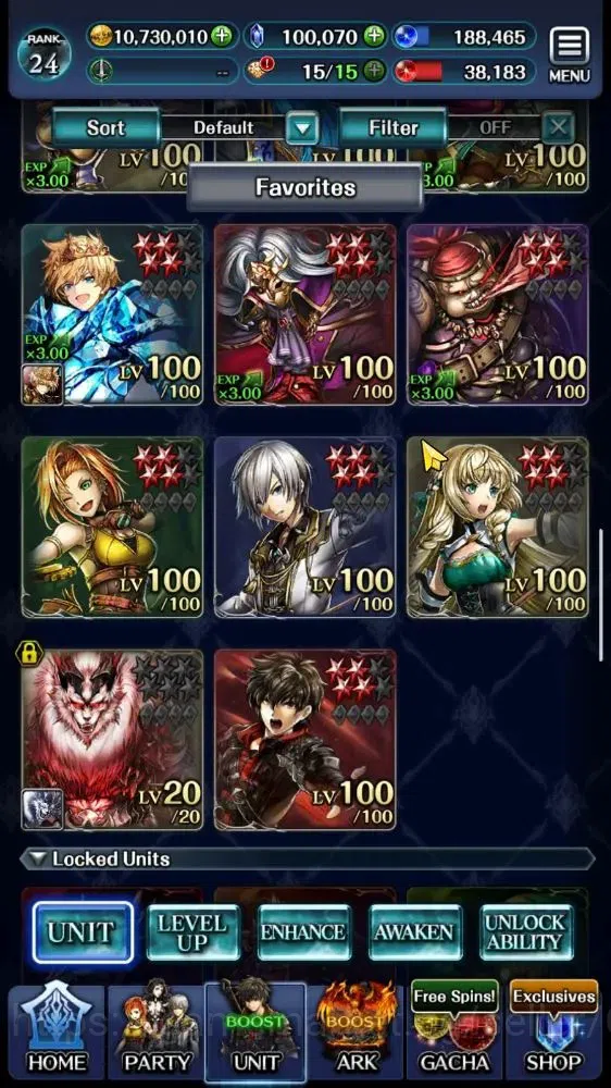 Last Cloudia Accounts Mid‑Game GLOBAL|Rank 24|100K Crystal|Collab Brave Frontier(G Tilith,Vargas) +(KOG Mauna,G Lilaha,POG 3