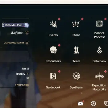Wuthering Waves Accounts Mid-Game SEA|UL 48|Rank 5|5 Char Limited [Lynae]+Sign,Mornye,Lucilla,Rebecca,Hiyuki|8755 Astrite|Mc