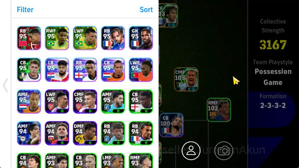 eFootball Accounts Mobile|PES 2026|Shinji Okazaki Long-Reach Tackle,R image 2