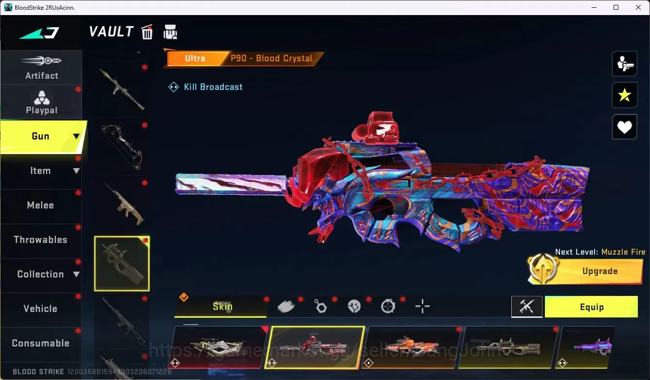 Blood Strike Accounts ASIA | 1 EVO: Anniversary Celebr FAL-Evolved Draco image 12