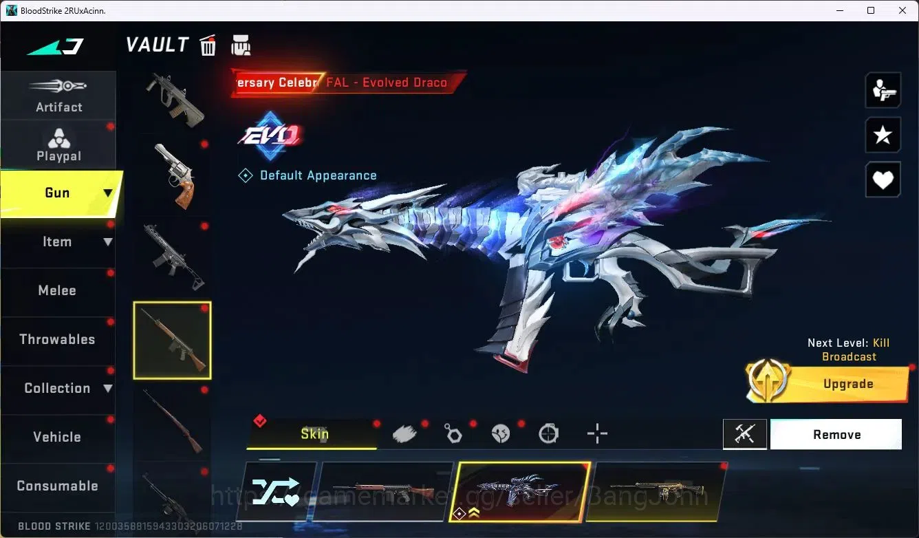 Blood Strike Accounts ASIA | 1 EVO: Anniversary Celebr FAL-Evolved Draco image 15