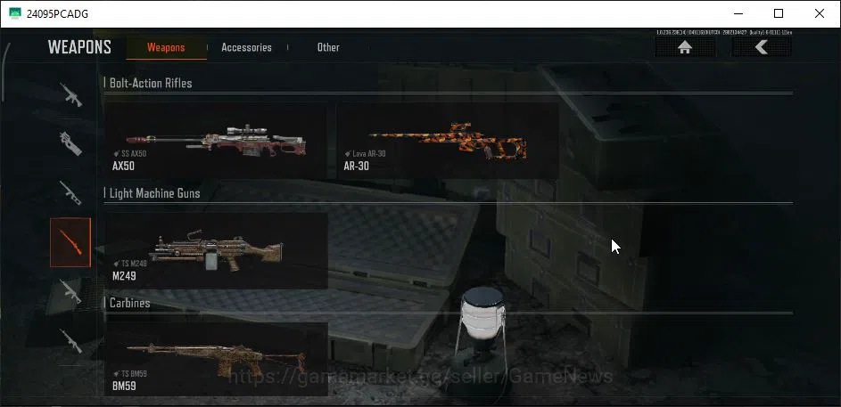 Arena Breakout Accounts Mid-Tier MOBILE Lv30|SV 22M|CV 18M|SS AX50,epic:Abomi.Vector 9GM AK-12,DS ACE31,Speed SQB 8
