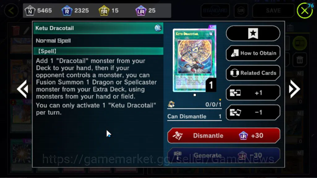 Yu-Gi-Oh! Master Duel Accounts Lv 18 | 20 Deck |Dracotail Maid, Vsk9, Yummy, Radi image 3