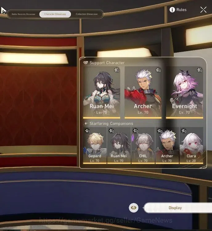 Honkai Star Rail Accounts Asia|TL 58|8 Limited|[Evernight,Archer]+Sign,Sunda image 2