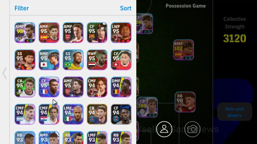 eFootball Accounts Android|BigTime Orkun Kokcu,Epic Steven Gerrard,Fr image 2