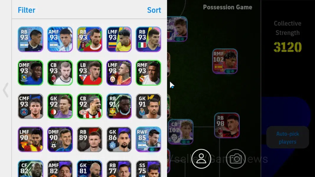 eFootball Accounts Android|BigTime Orkun Kokcu,Epic Steven Gerrard,Fr image 3