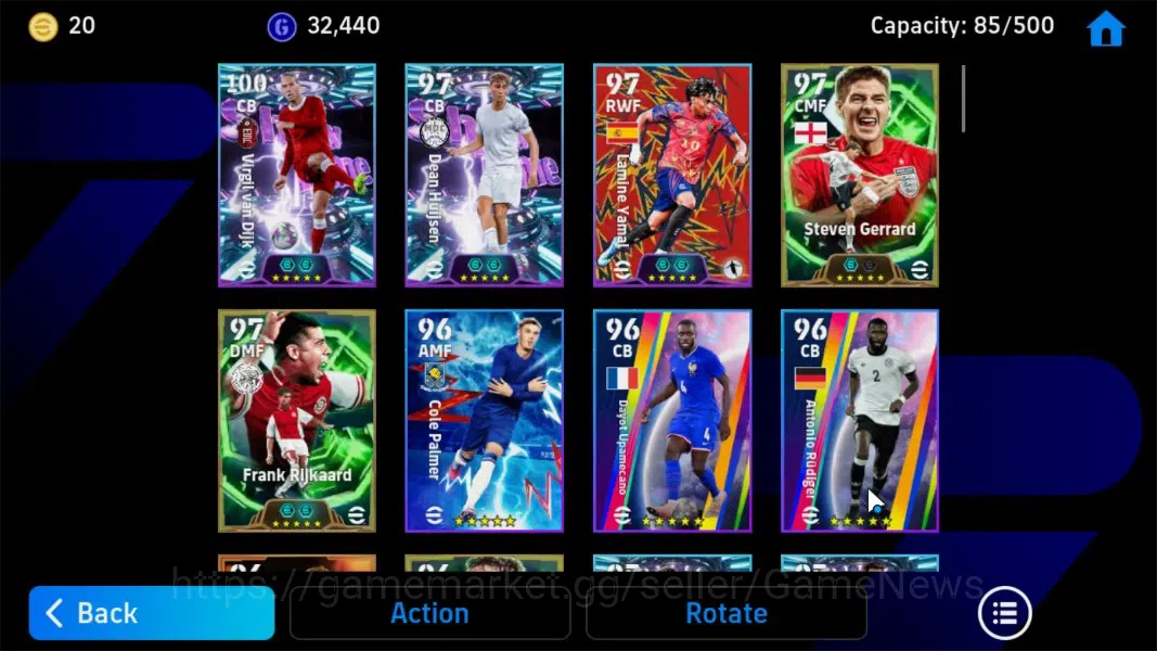 eFootball Accounts Android|BigTime Orkun Kokcu,Epic Steven Gerrard,Fr image 5