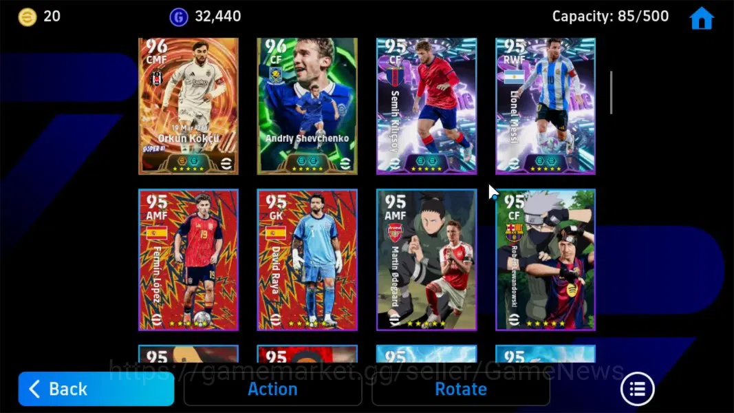 eFootball Accounts Android|BigTime Orkun Kokcu,Epic Steven Gerrard,Fr image 6