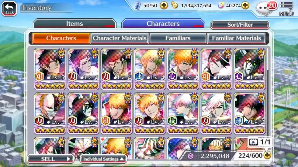 Bleach: Brave Souls Accounts [GLOBAL]40K Orbs|2 Ichigo Renewd NewVersion,TYBW25 image 11