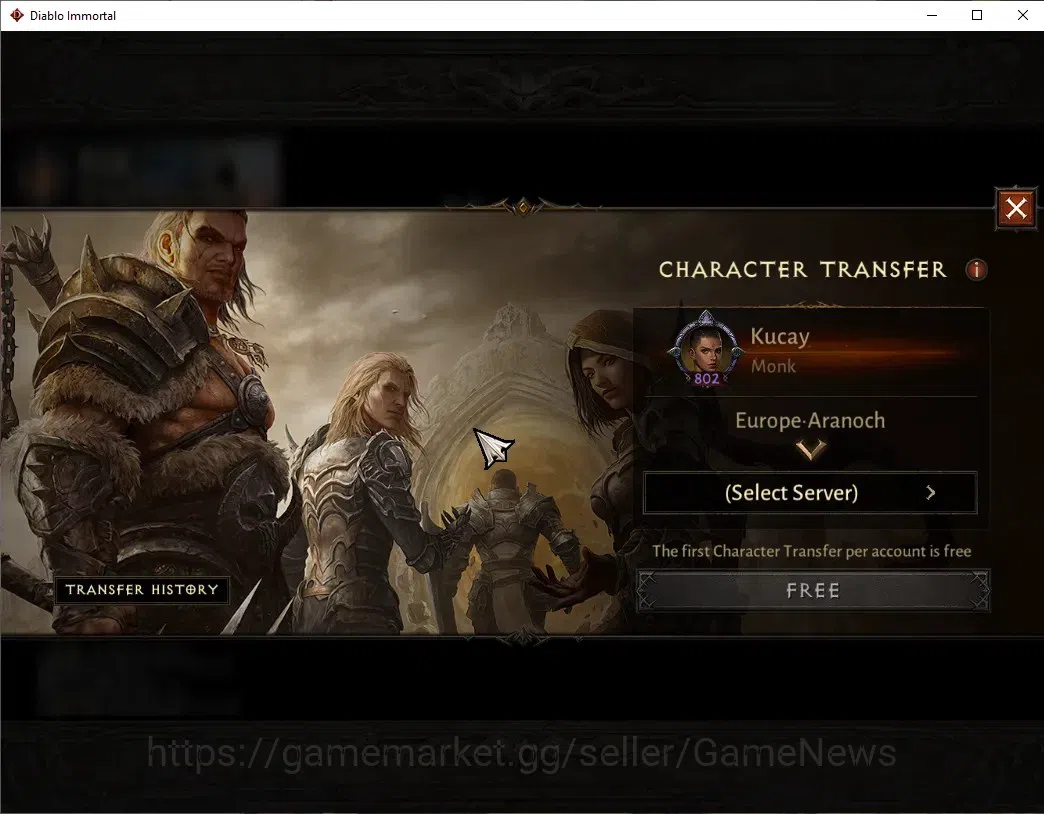 Diablo Immortal Accounts EU - Aranoch|CS ON|Lv60(802)|Monk|42k CR|Reso 540| image 2