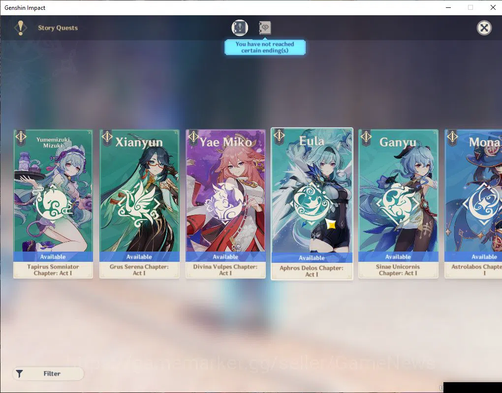 Genshin Impact Accounts ASIA |AR 55|4 Limit+38(*4Character)|Neuvillete,Fur image 11