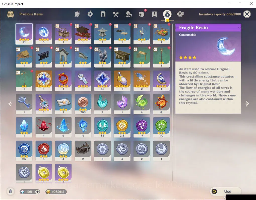 Genshin Impact Accounts ASIA |AR 55|4 Limit+38(*4Character)|Neuvillete,Fur image 9